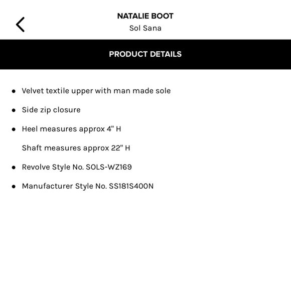 Sol Sana Natalie Velvet Boot - Picture 5 of 8